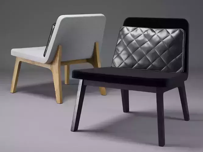 Lean Lounge Chair 3D model