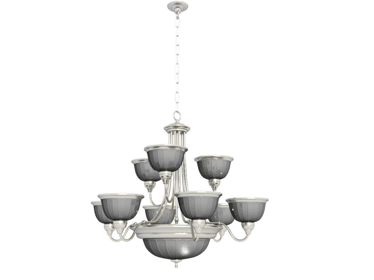 40 Metal frame lights collection 3D model_27