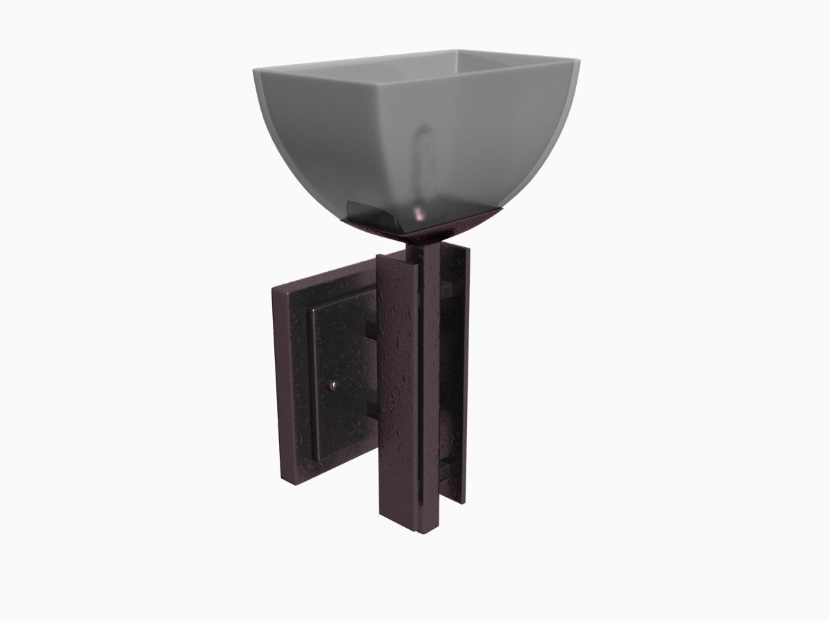 40 Metal frame lights collection 3D model_2