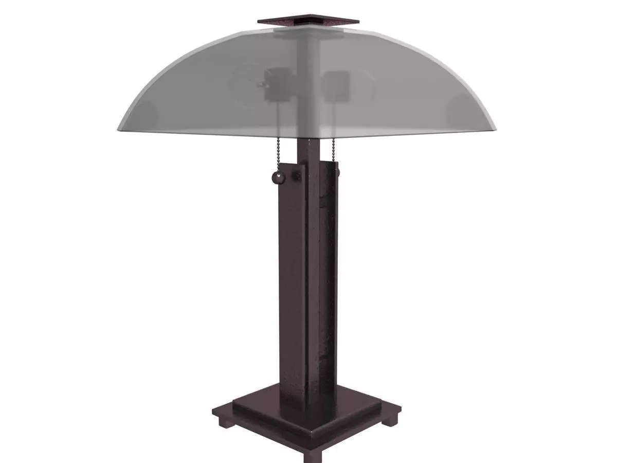 40 Metal frame lights collection 3D model_0