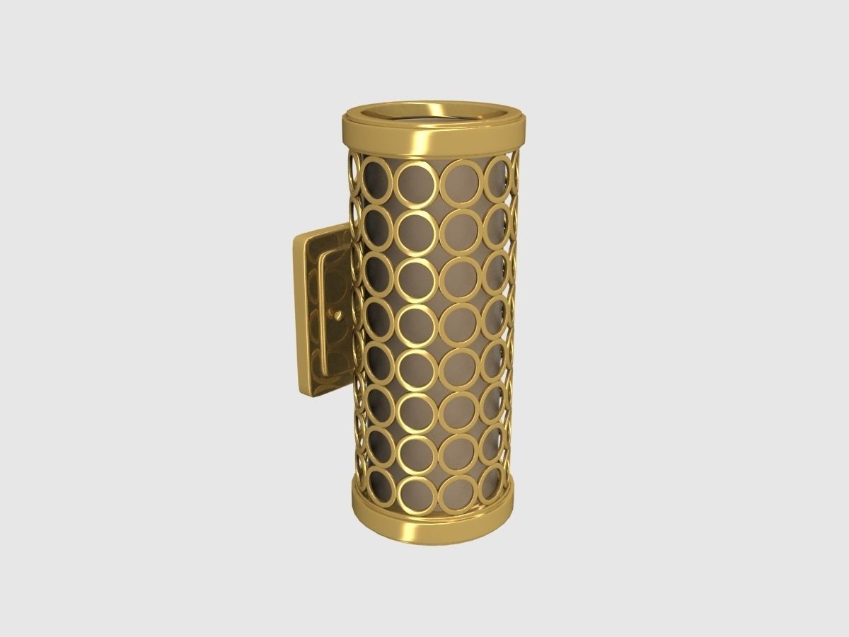 40 Metal frame lights collection 3D model_9