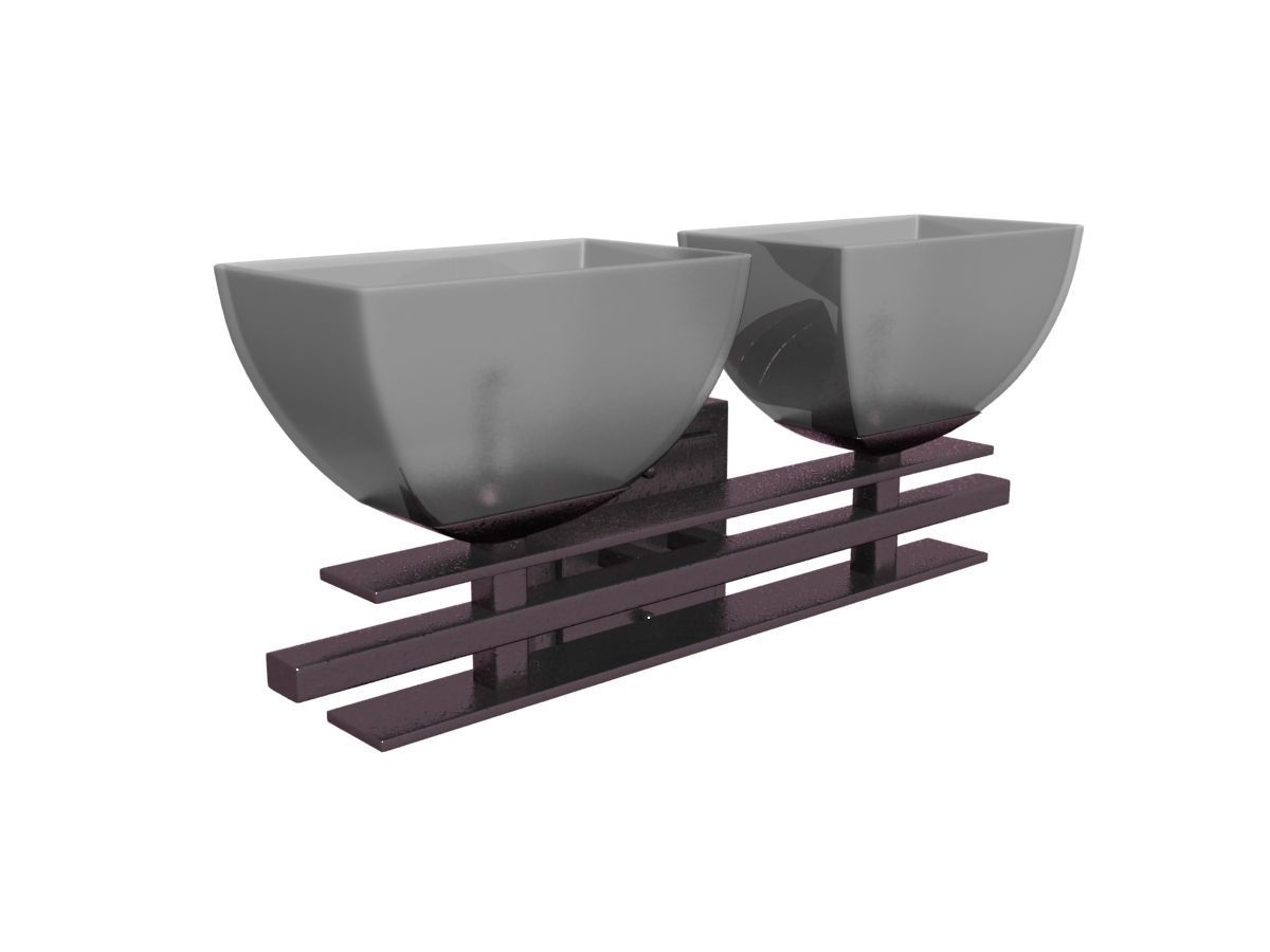 40 Metal frame lights collection 3D model_10