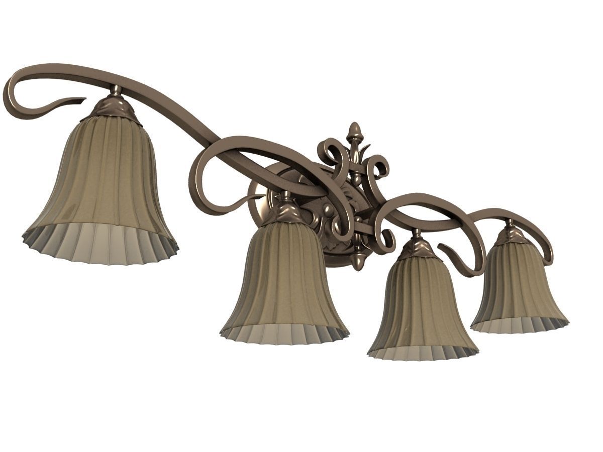 40 Metal frame lights collection 3D model_37