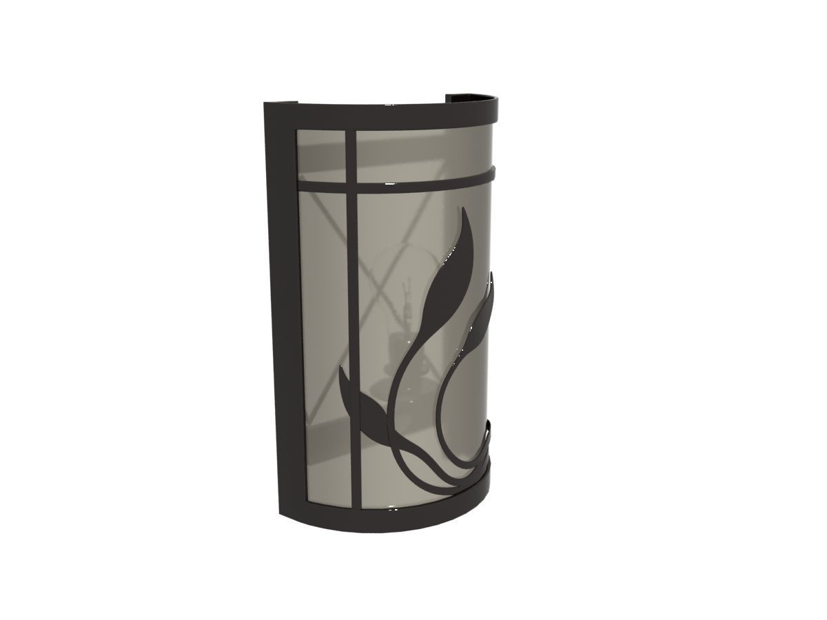 40 Metal frame lights collection 3D model_12