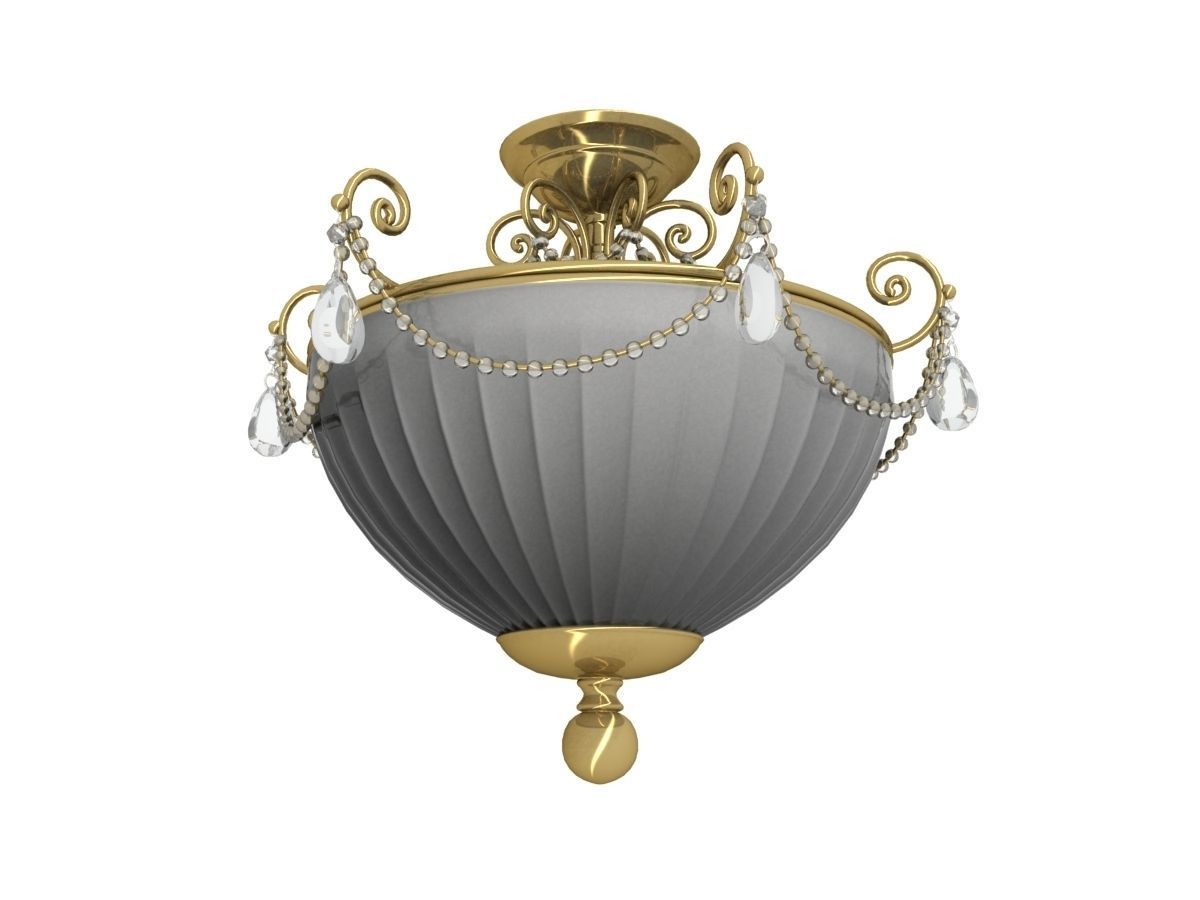 40 Metal frame lights collection 3D model_28