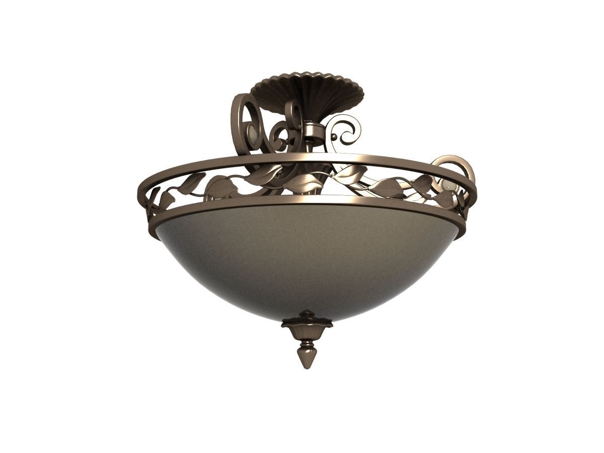 40 Metal frame lights collection 3D model_32