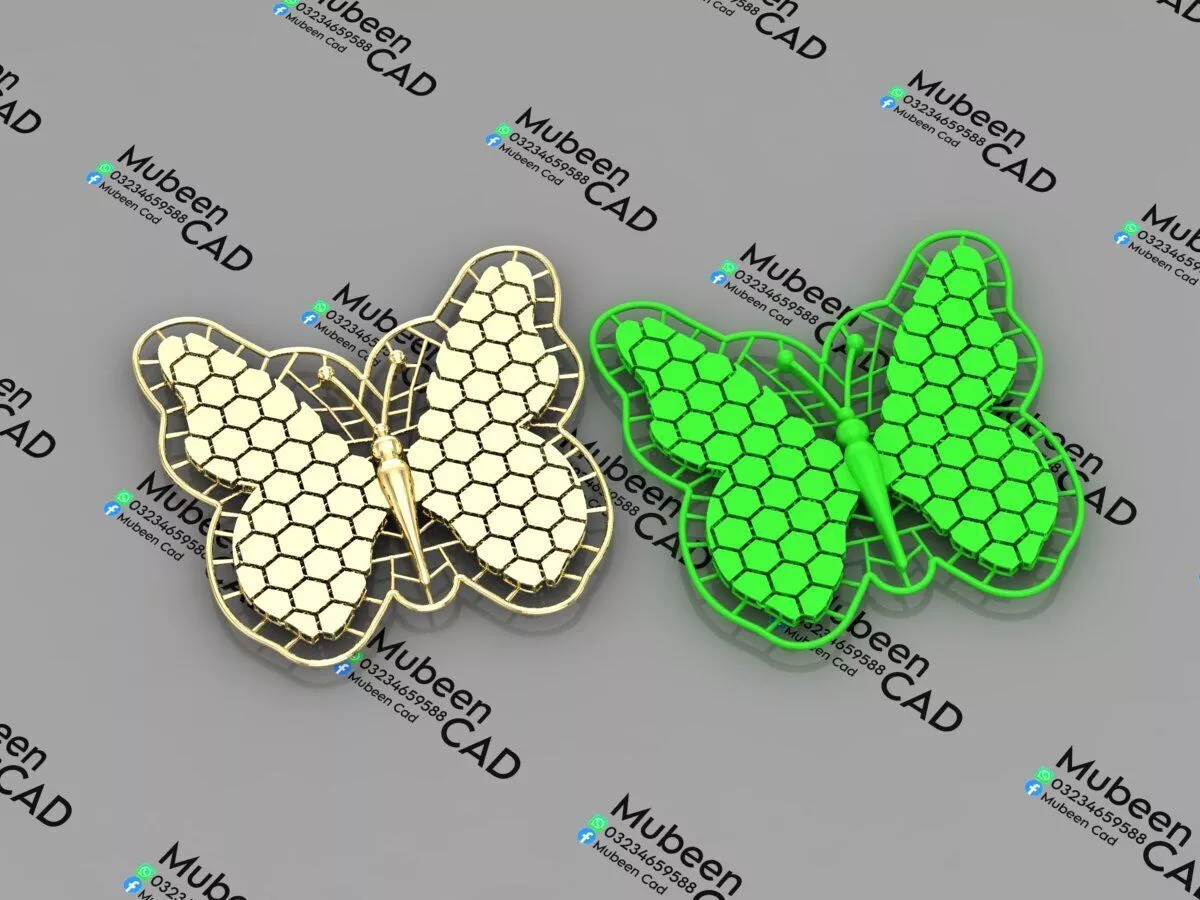 Flexible Butterfly STL 3D print model