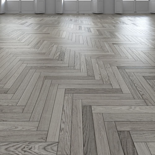 Oak Herringbones floor 2 3D model