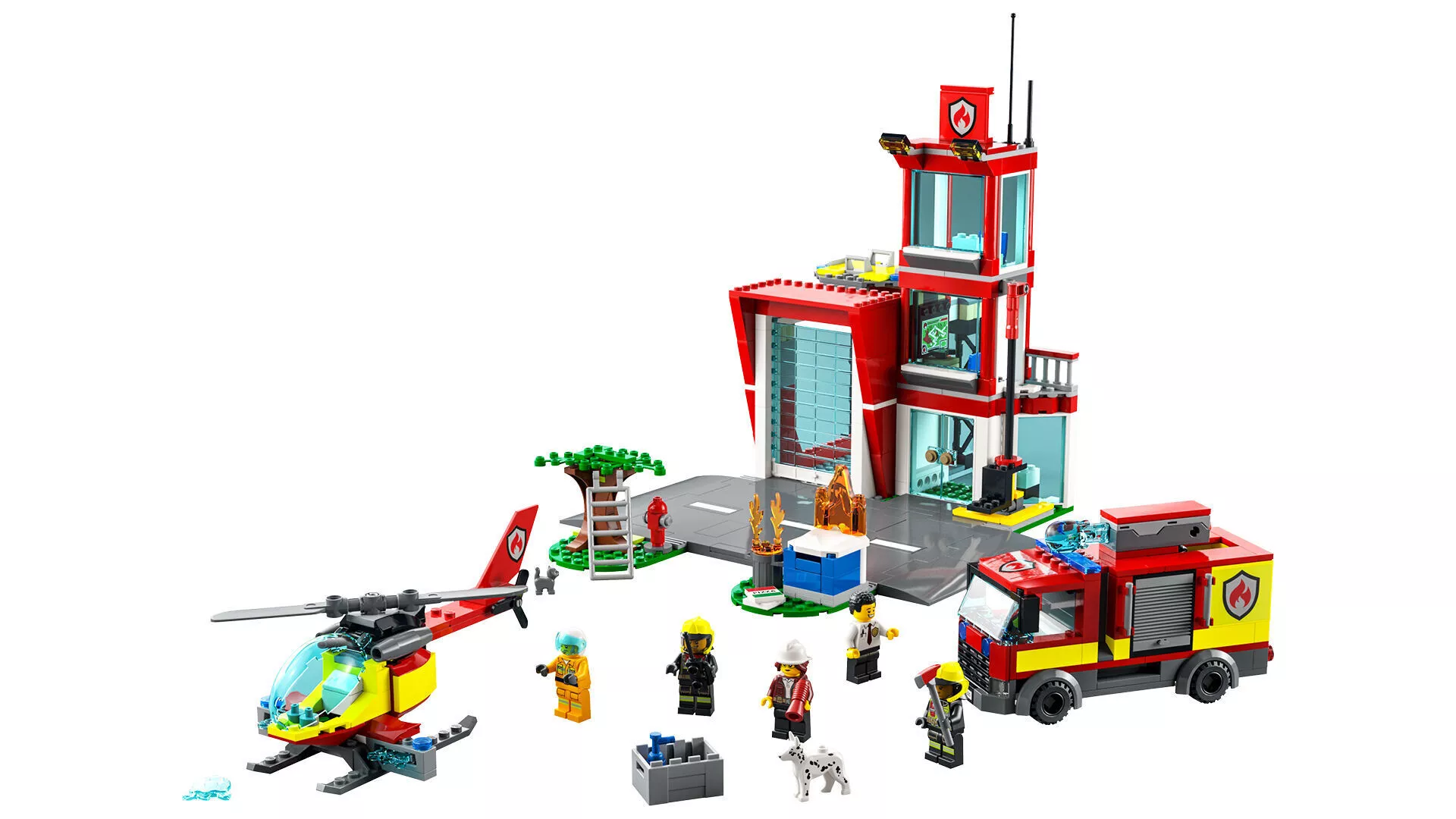 TwindBricks3D - 60320 Fire Station 3D print model