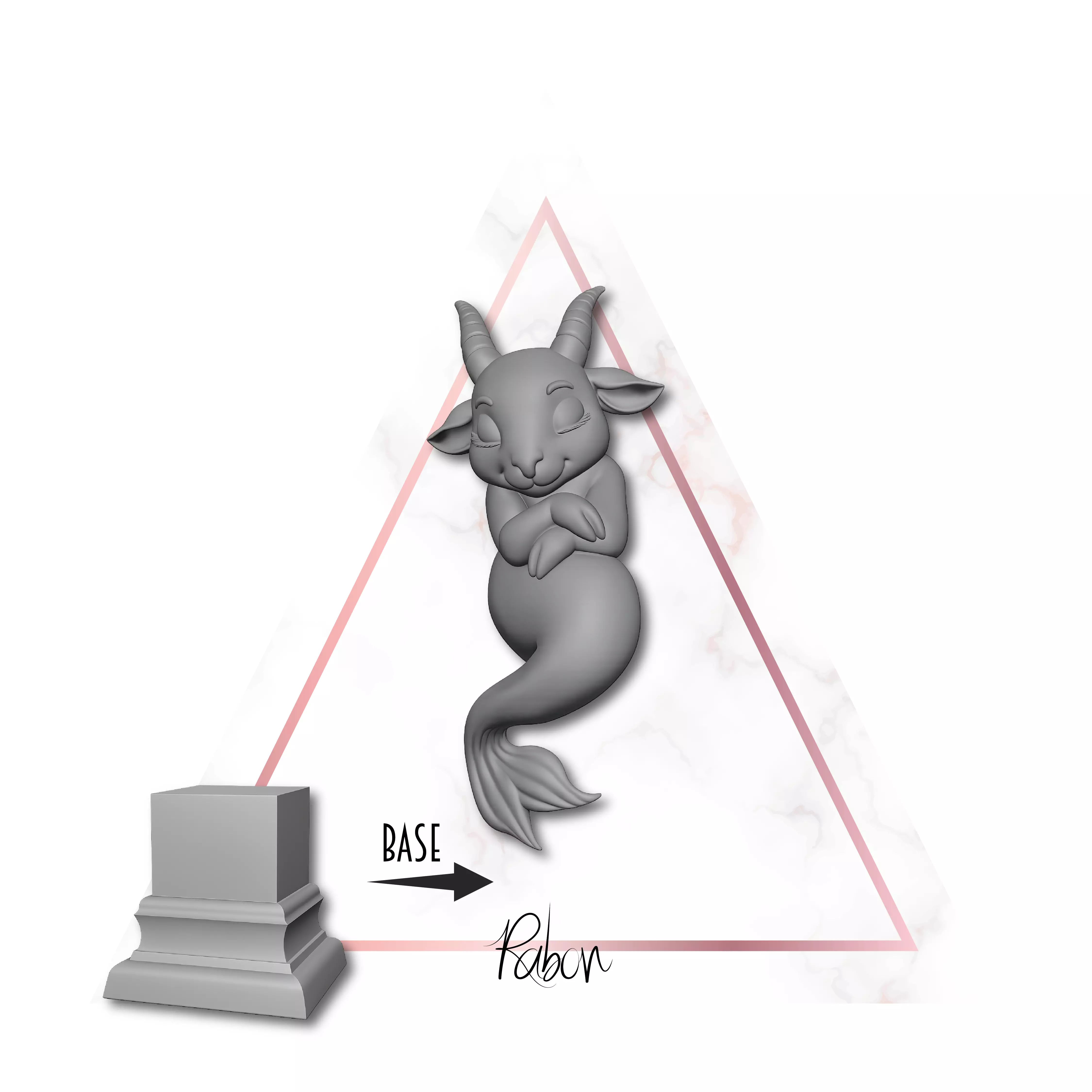 Capricorn 3D print model