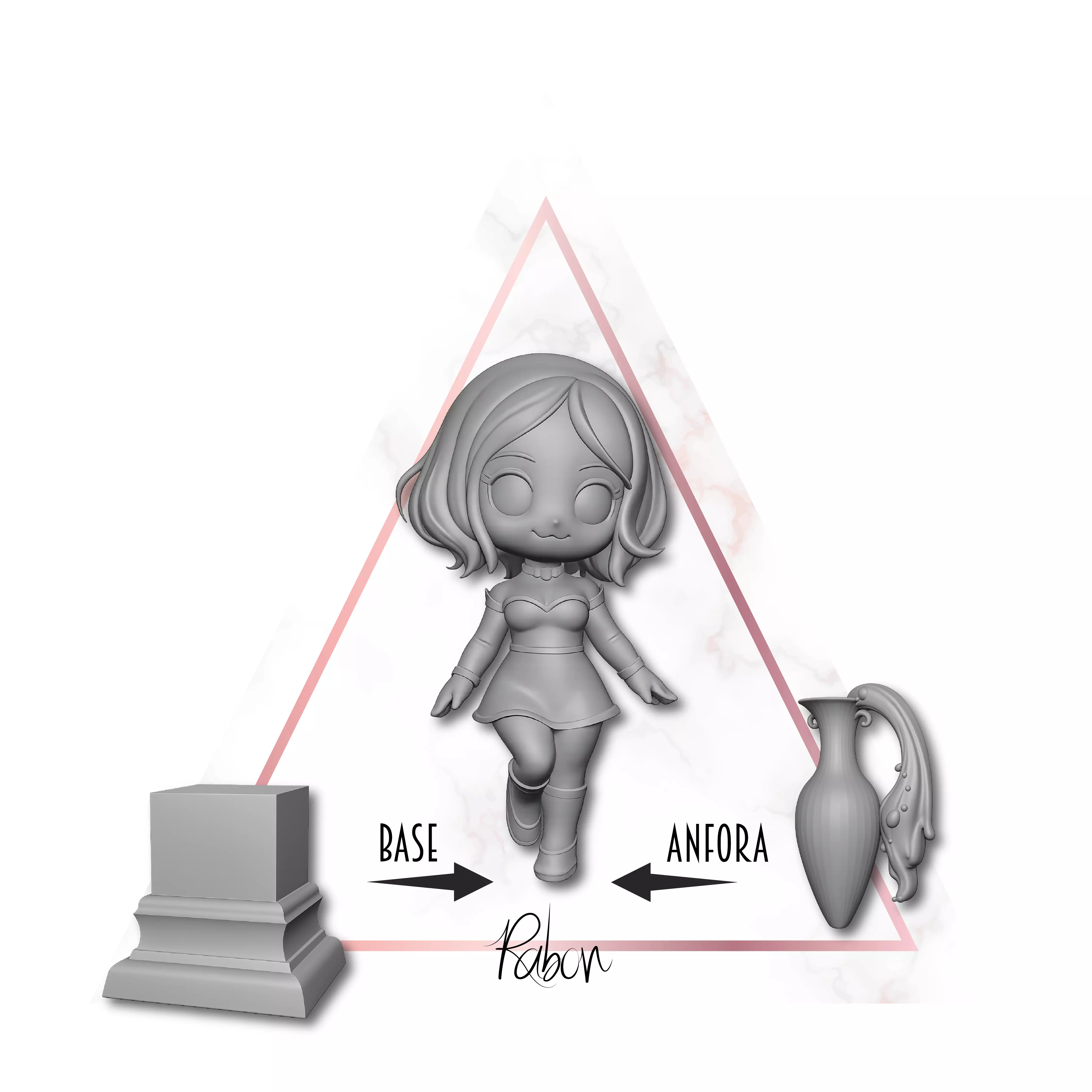 Aquarius 3D print model
