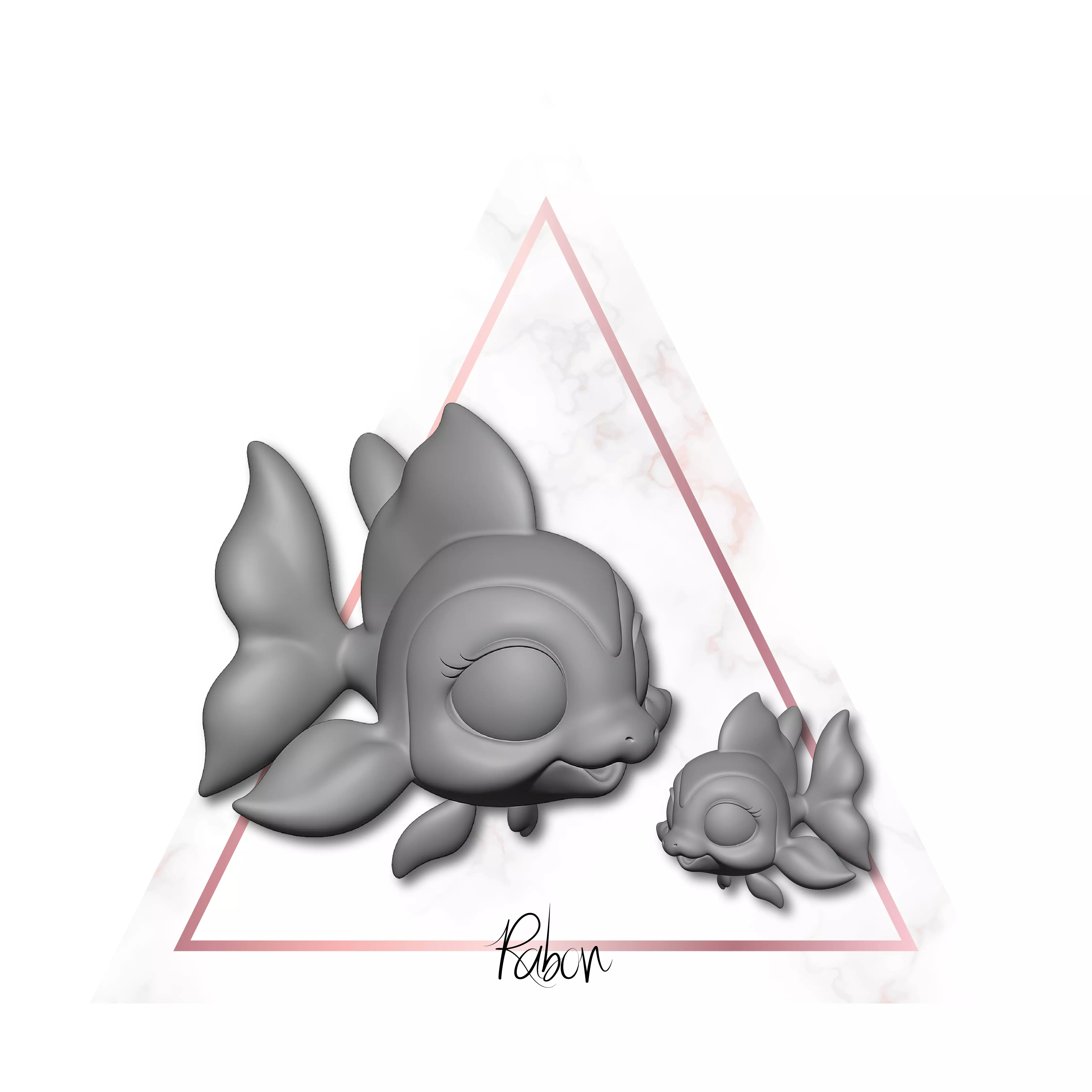 Pisces 3D print model