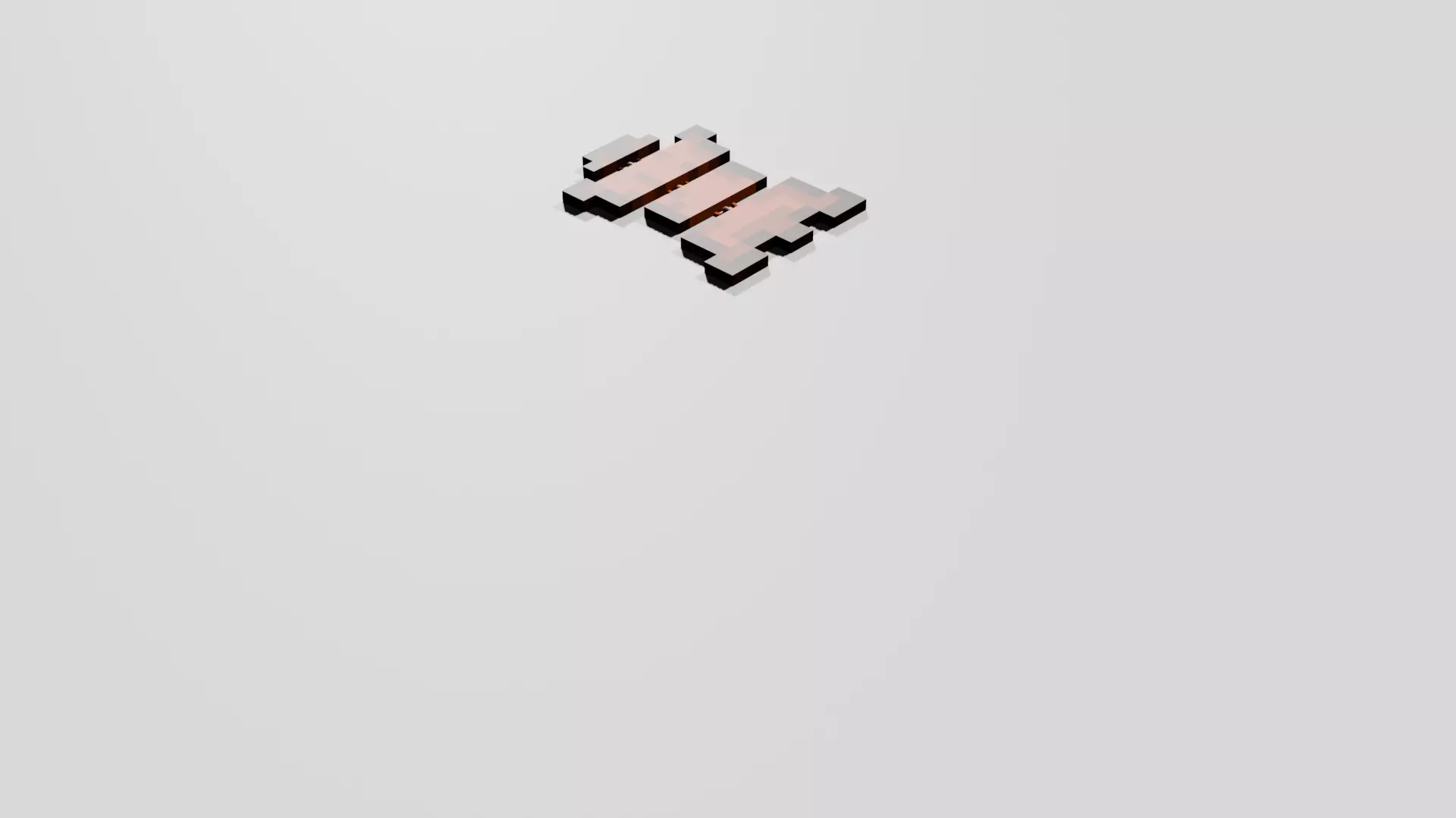 Minecraft Style Articulated Leather - Stylized Voxel Flexi Item Free 3D print model