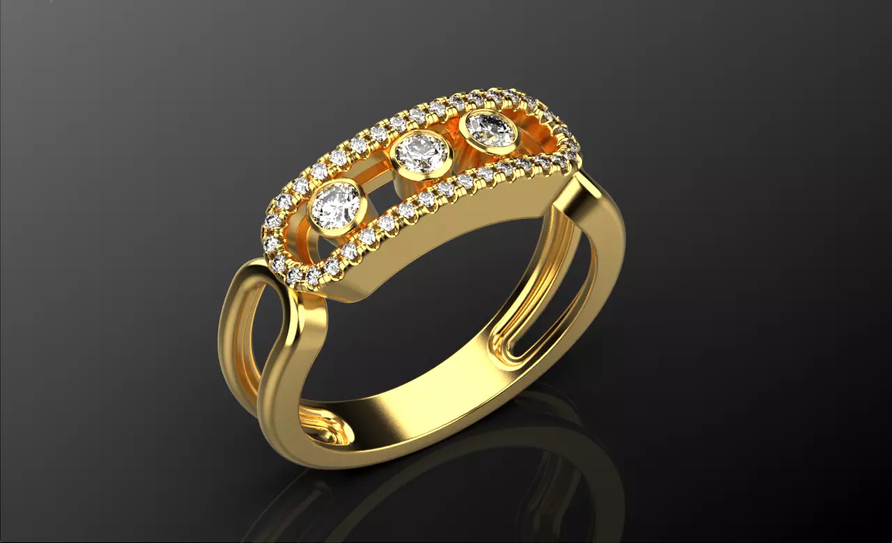 Messika ring 0207 3D print model