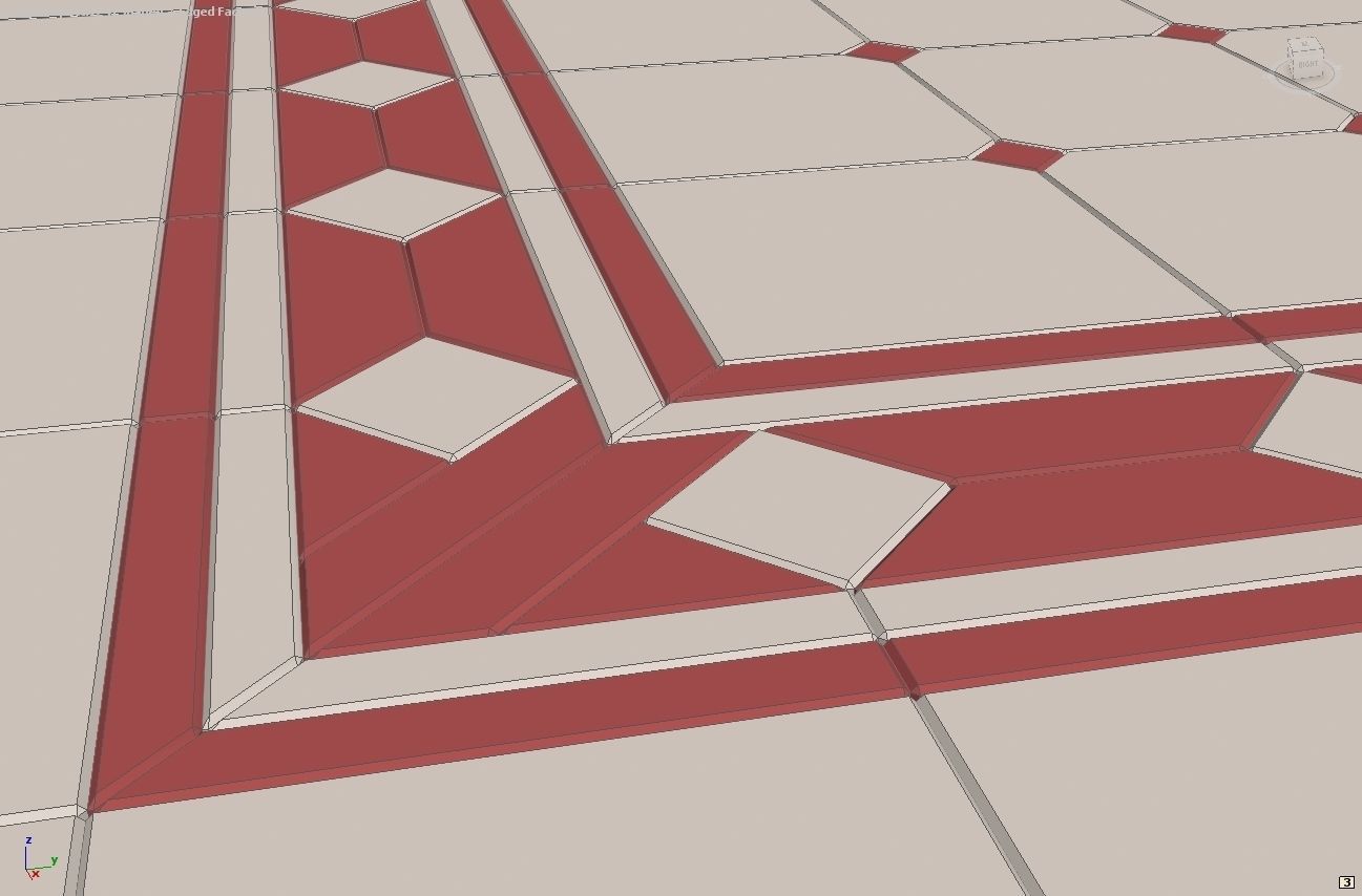 Floor Tile 01 Free low-poly 3D model_3
