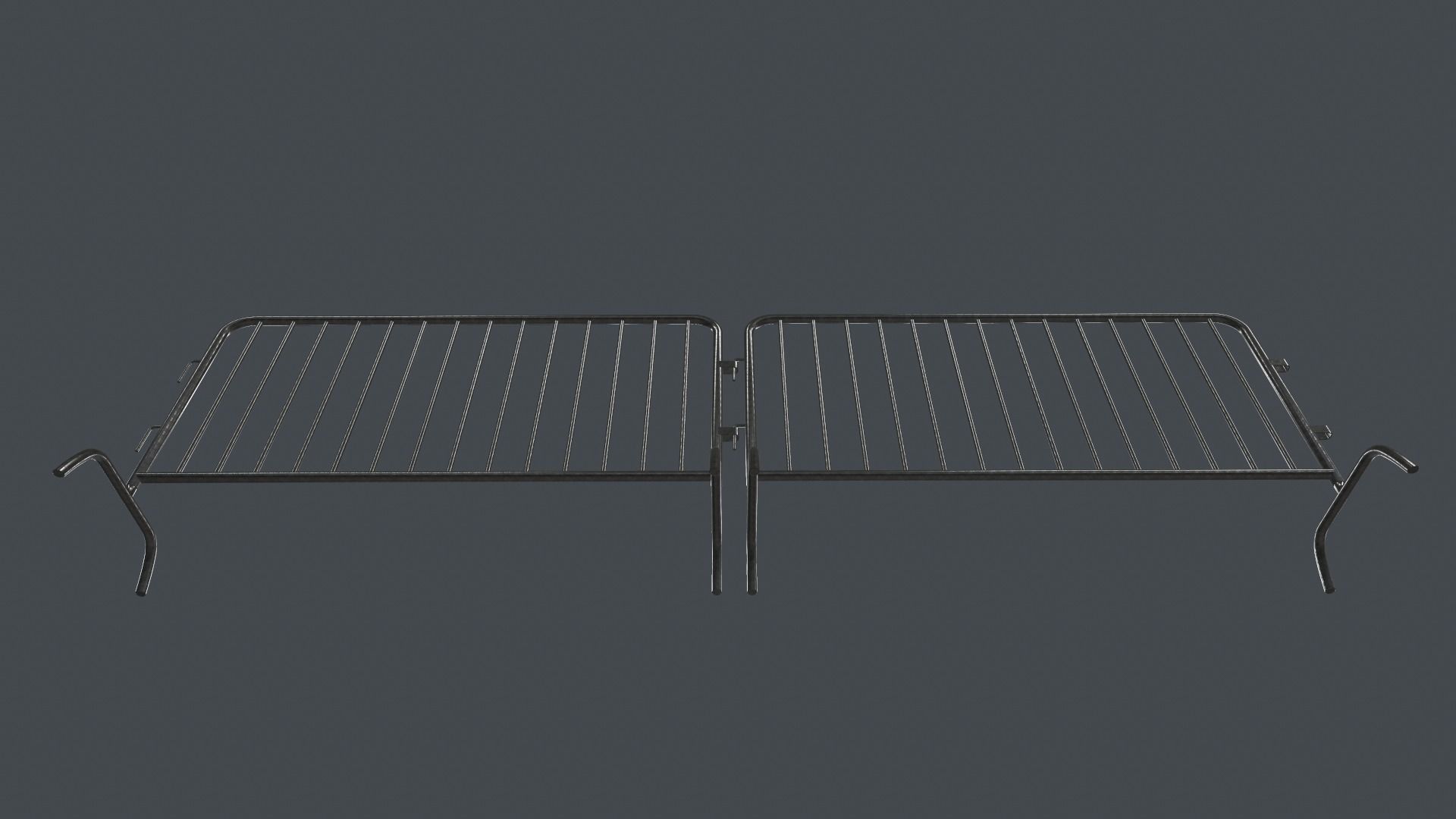 Traffic Fence PBR Game Ready Low-poly 3D model_13