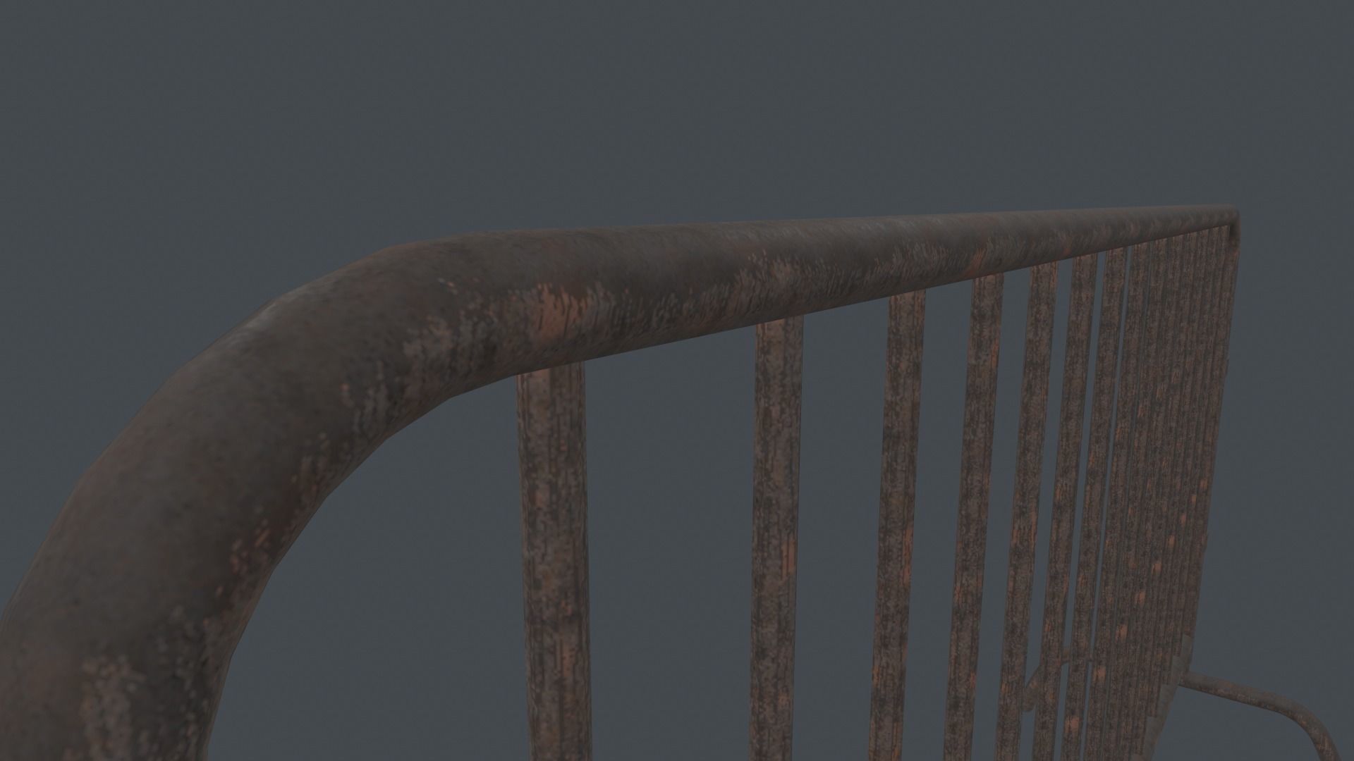 Traffic Fence PBR Game Ready Low-poly 3D model_6