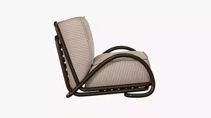 Outdoor chair 3D model 4