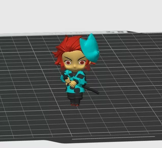 tanjiro 3D print model