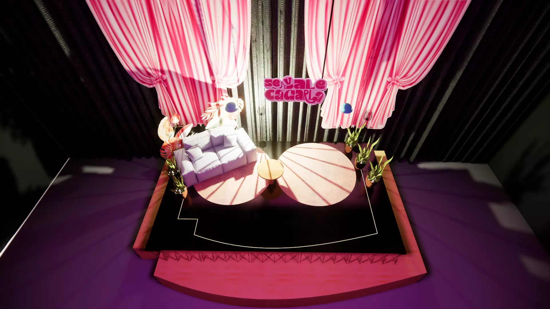 Modern Scenic Stage Design Event Scenography 3D Model 3D model