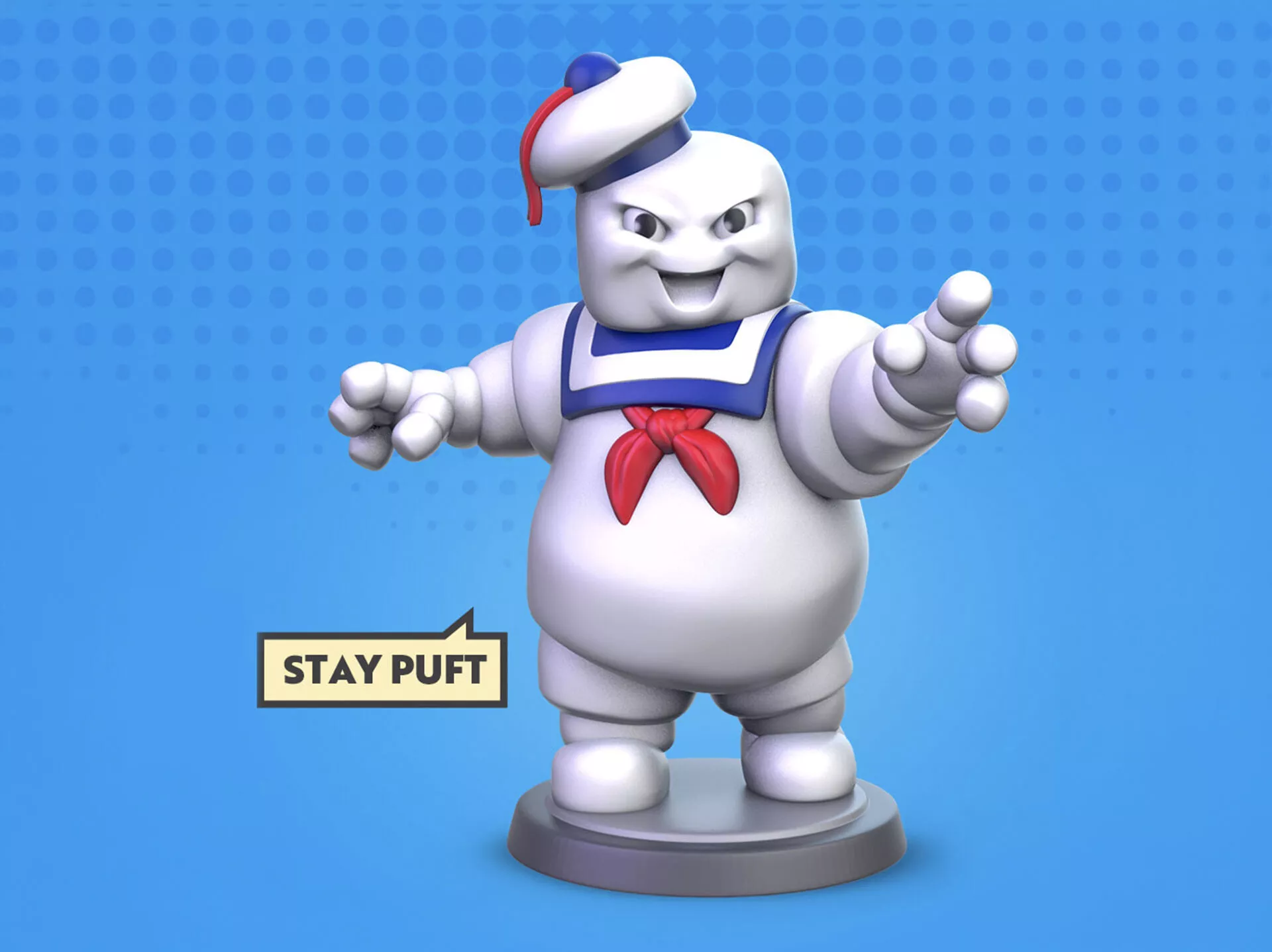 Stay Puft Chibi 3D print model