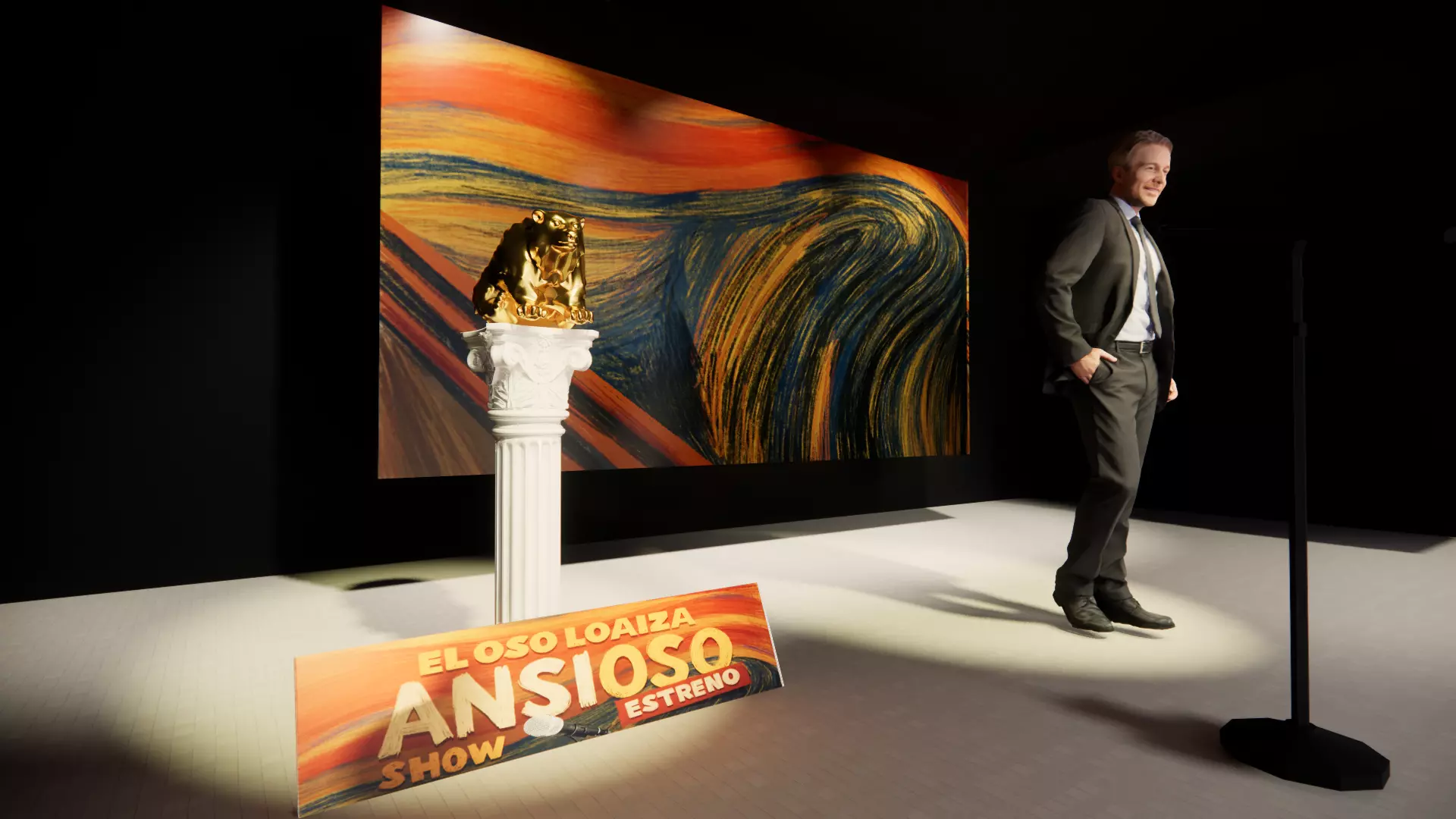 Small Theater Scenography 3D Model 3D model