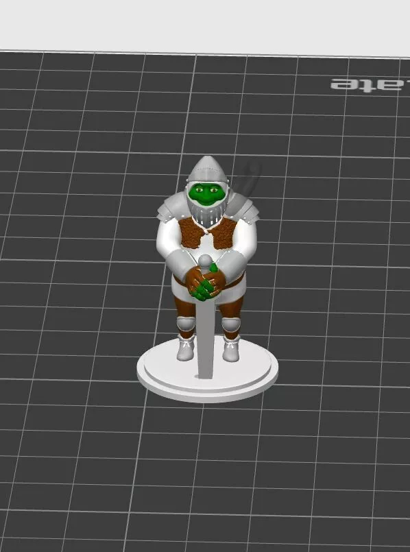 shrek 3D print model