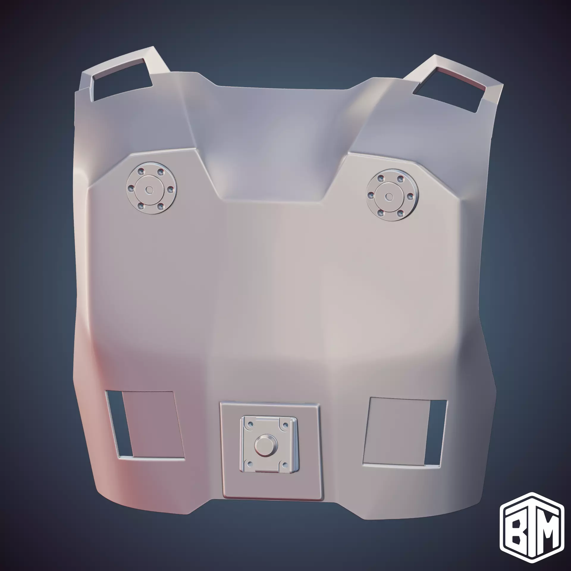 The Book Of Boba Fett Back Armor Plate 3D Print STL Files 3D print model