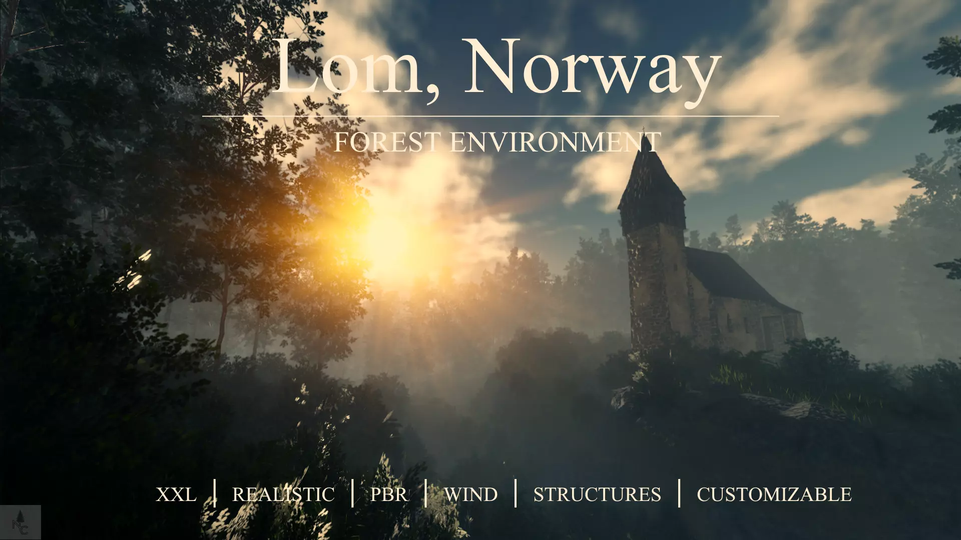 ROBLOX Lom Norway Map Low-poly 3D model