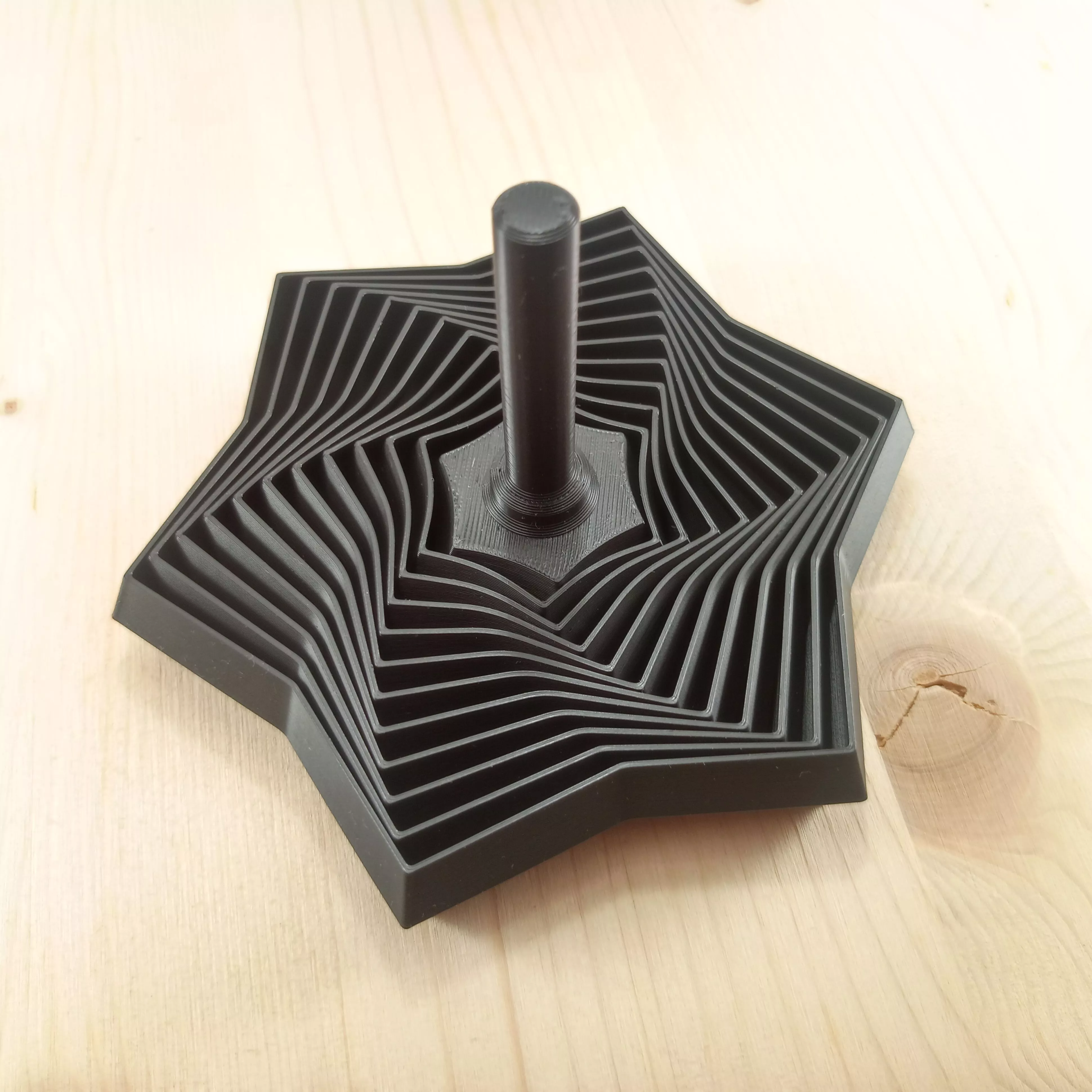 Star Fractal Fidget With Handle 3D print model