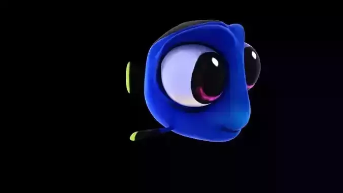 Dory Rigged Free 3D model