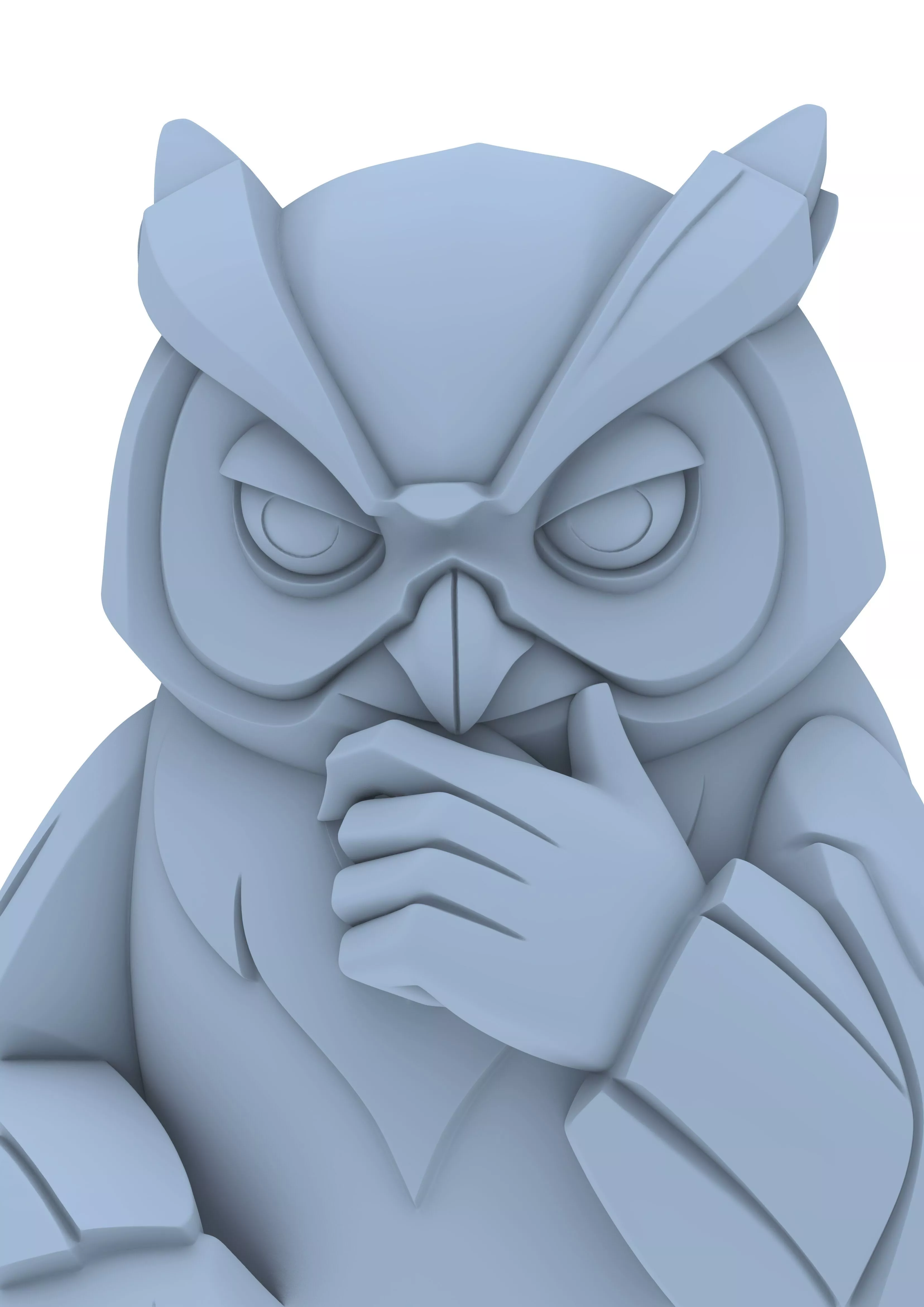 designer chibi eule designer chibi owl buho 3D print model