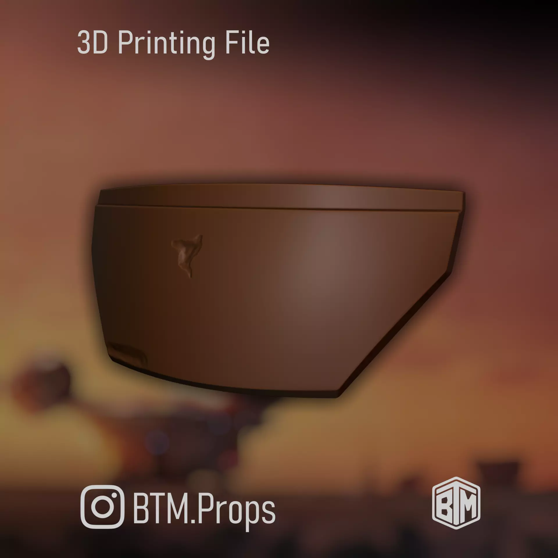 The Mandalorian Kidney Posterior Plate Armor 3D print model