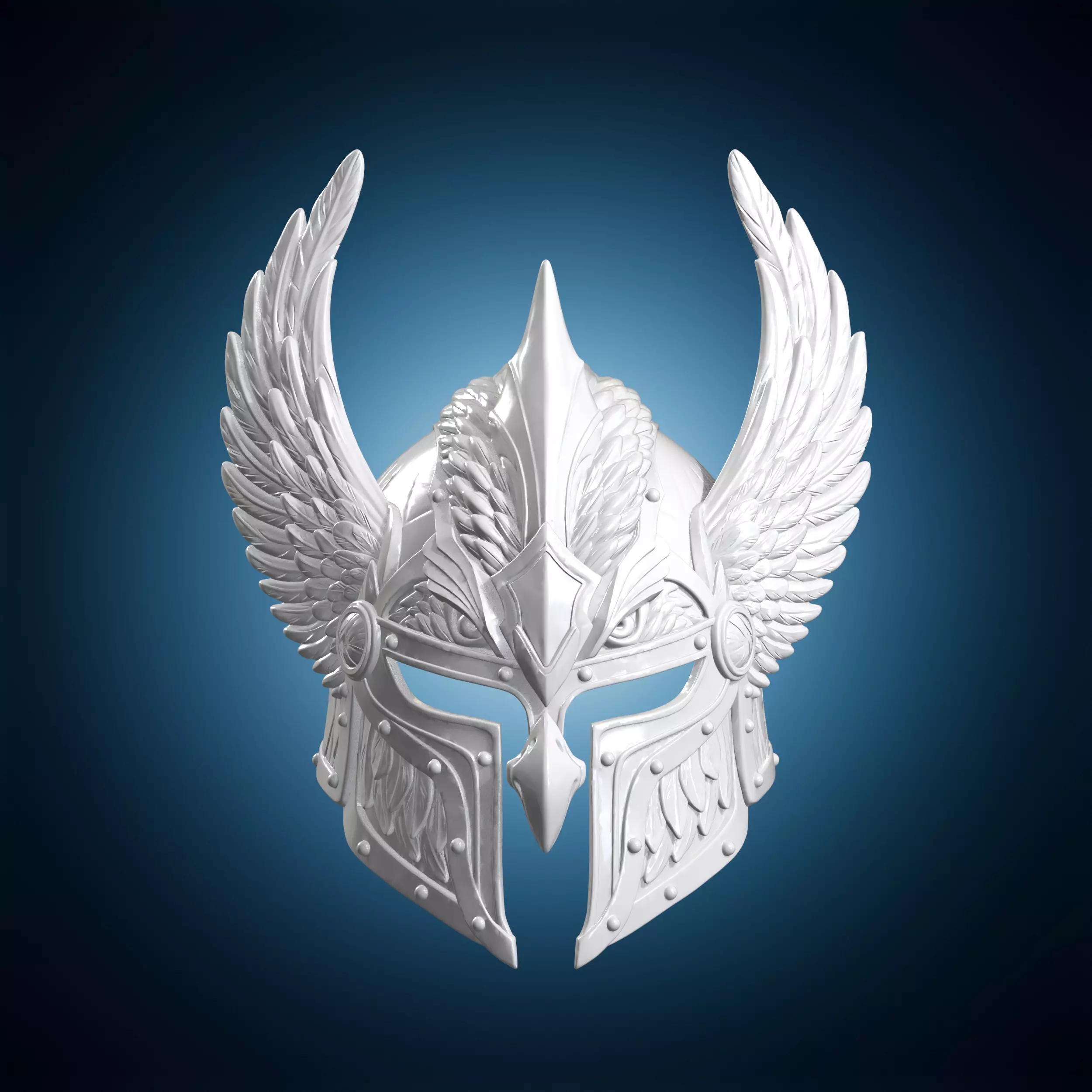 Imperial Griffin Winged War Helmet 3D Print Model 3D print model