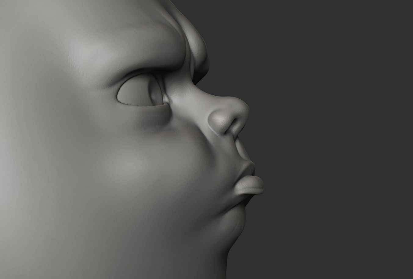 Sad Egg 3D print model_4