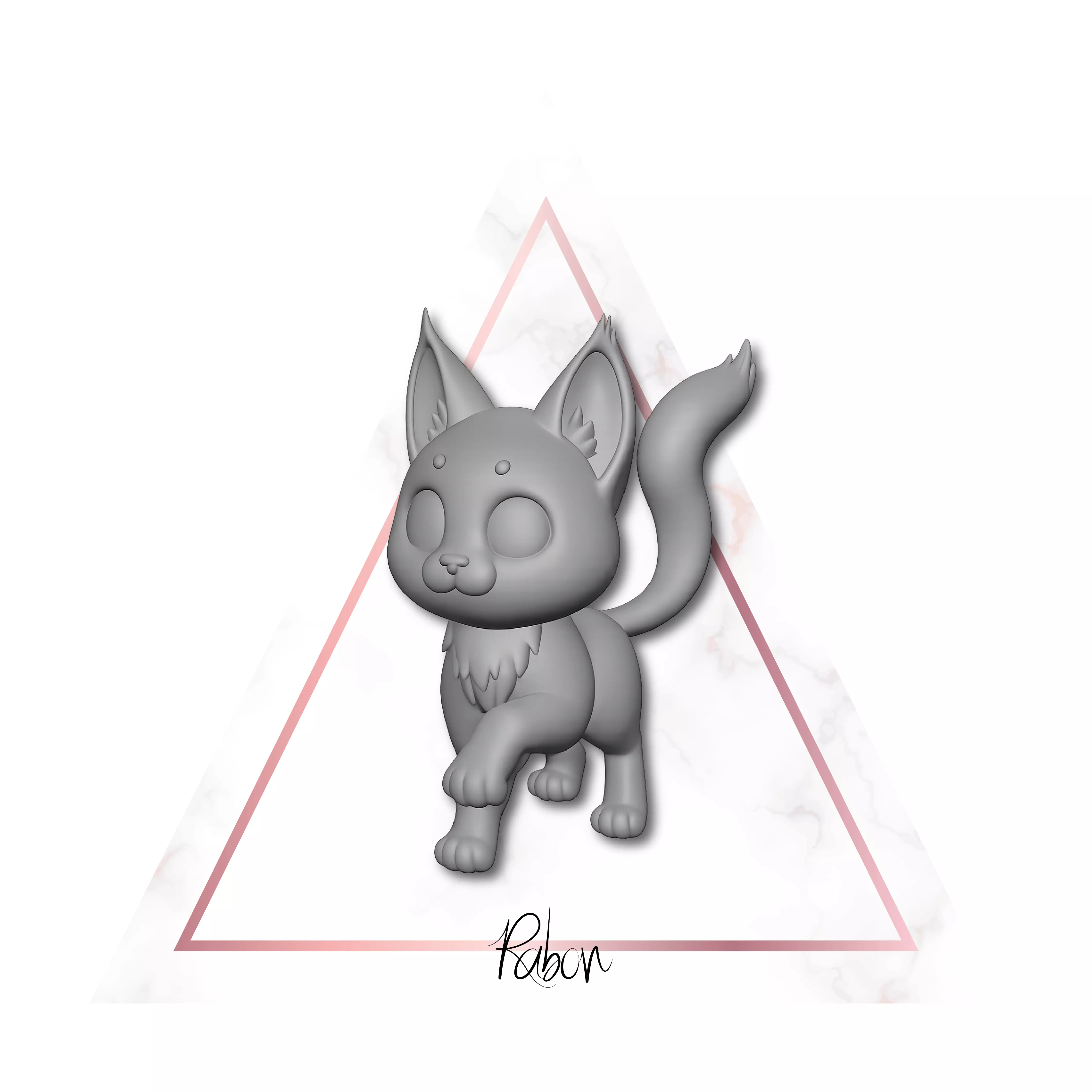 Cat Kawaii 3D print model