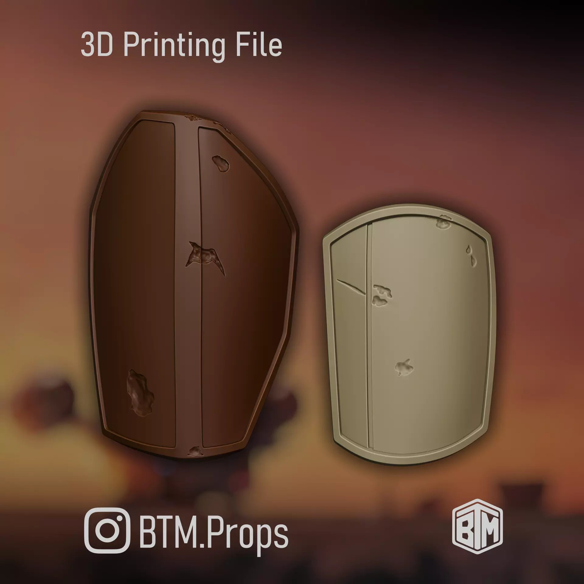 The Mandalorian Din Djarin Pre Beskar Thigh Plates Armor 3D print model