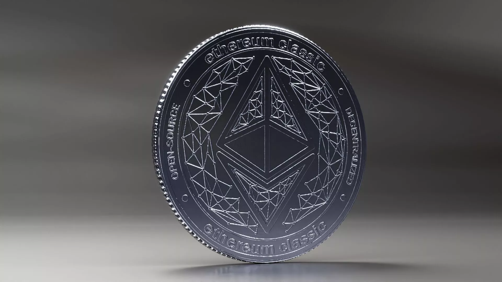 Premium Ethereum Classic PBR 4K Textured Low-poly Low-poly 3D model