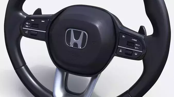 Honda Accord Steering Wheel 3D model 7