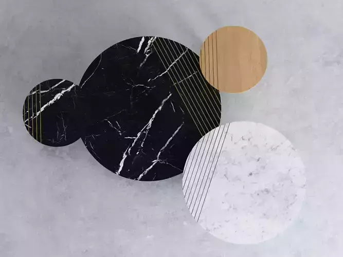 Groove Tables 3D model