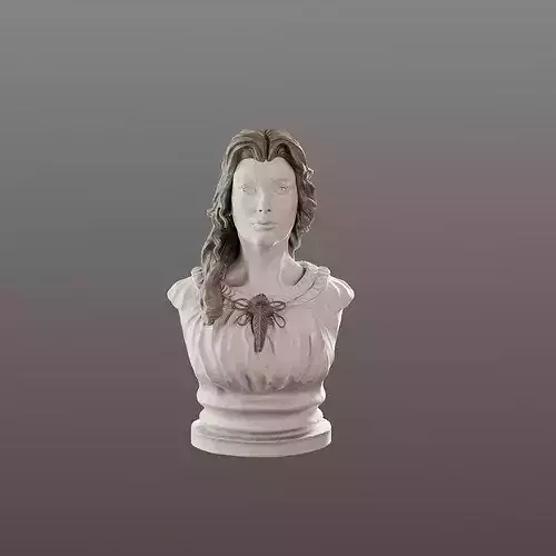 Decorative Female Marble Bust