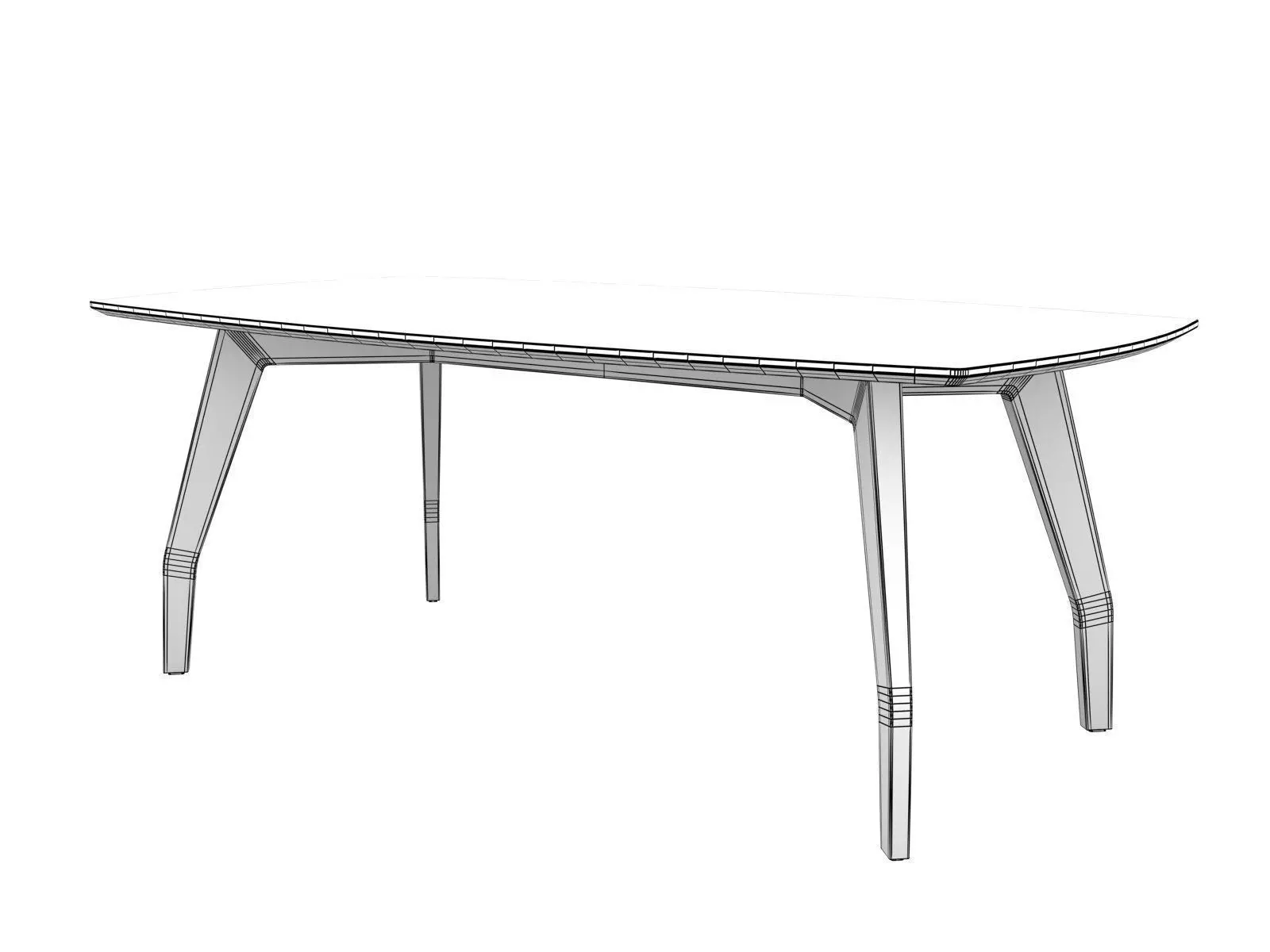 Allen Dining 3D model_5