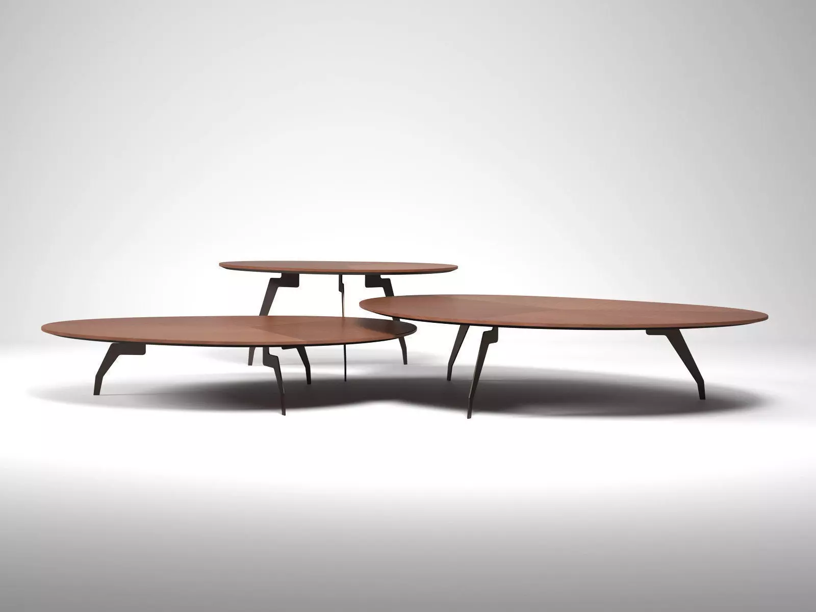 Island three coffee tables 3D model_1