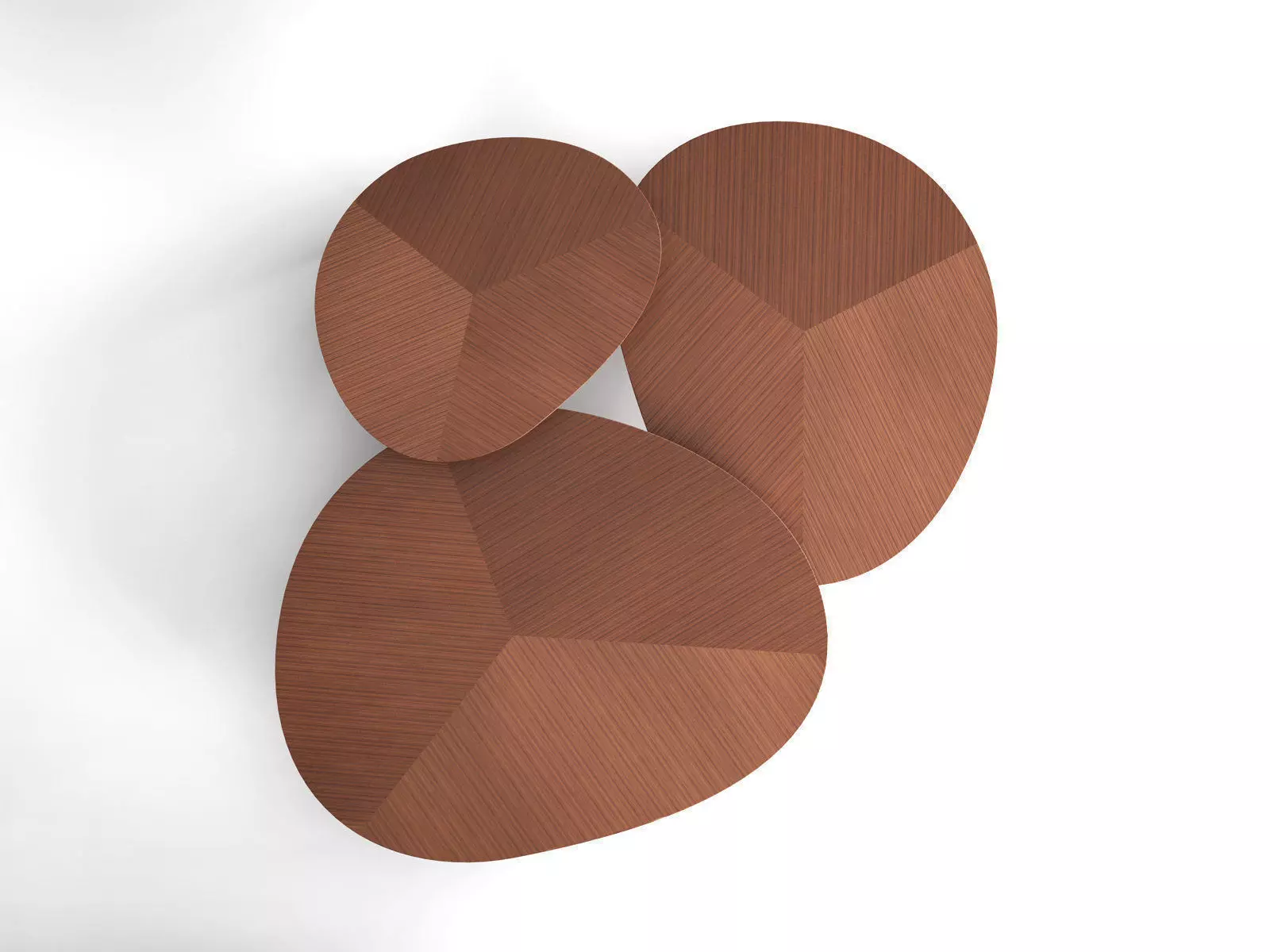 Island three coffee tables 3D model_2