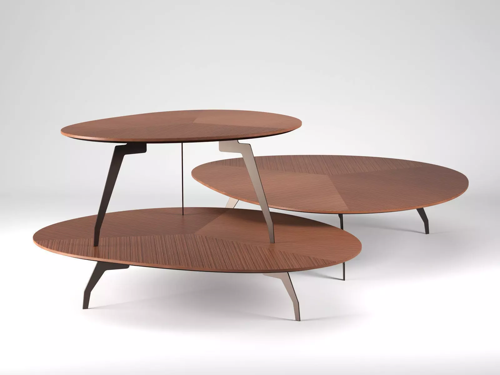 Island three coffee tables 3D model_0