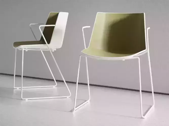 Aiku Armchair Sled 3D model