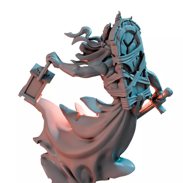 Tholmar Wraithlord III - Scale Tabletop Model 3D print model