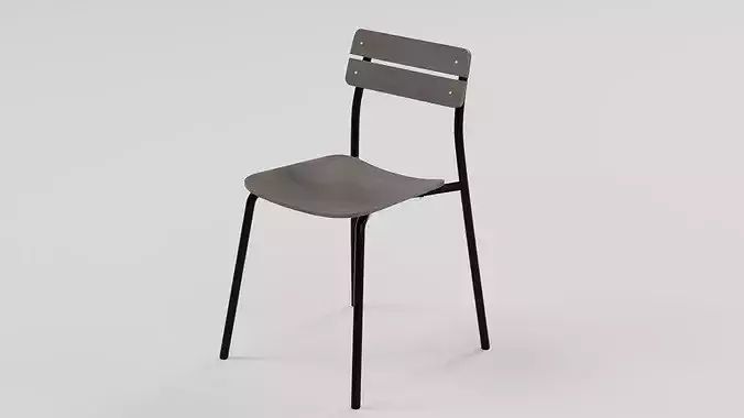 Marlow Industrial Slat-Back Dining Chair 04