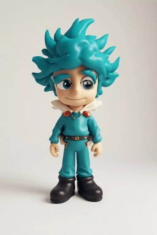 Fantasy Warrior Boy Statue 3D print model