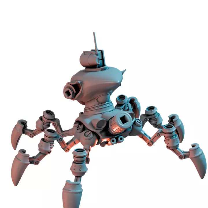 Scorpidrone II - Heroic Scale Miniature 3D print model
